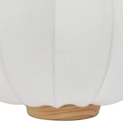 Fabrique de Styles Lampe en coton écru d40xh28.5cm - Aurore* Lampes À Poser