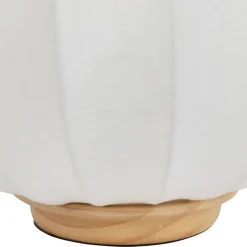 Fabrique de Styles Lampe en coton écru d31xh24cm - Aurore* Lampes À Poser