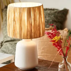 Fabrique de Styles Lampe en céramique he h34cm - Paros* Lampes À Poser