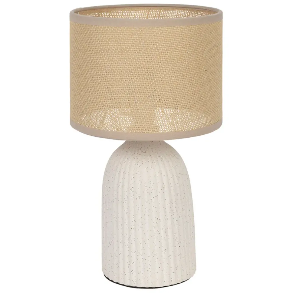 Fabrique de Styles Lampe en céramique écru h28cm - Essencia* Lampes À Poser