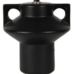 Fabrique de Styles Lampe en céramique et lin noir et écru h35cm - Eterra* Lampes À Poser