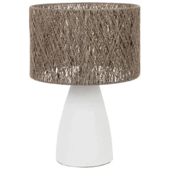 Fabrique de Styles Lampe en fer et jute h41cm - Quintao* Lampes À Poser