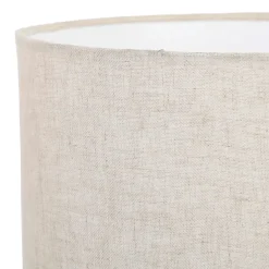 Fabrique de Styles Lampe en fer et coton noir et beige d29xh60cm - Funky* Lampes À Poser