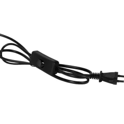 Fabrique de Styles Lampe en hévéa et lin naturel et beige h23.5cm - Filen* Lampes À Poser