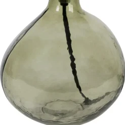 Fabrique de Styles Lampe en verre et jute h46cm - Heliac* Lampes À Poser