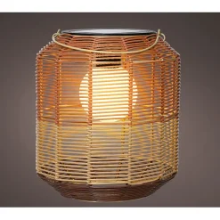 Fabrique de Styles Lanterne solaire en résine tressée h28cm*Enfant Luminaires|Jardin