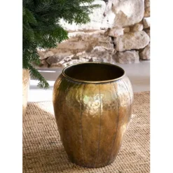 Fabrique de Styles Lot de 2 caches pot en fer d48cm et d36cm - Baca* Cache-pots Et Supports