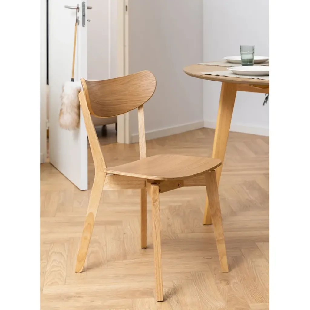 Fabrique de Styles Lot de 2 chaises de salle à manger en chêne - Roxy* Chaises