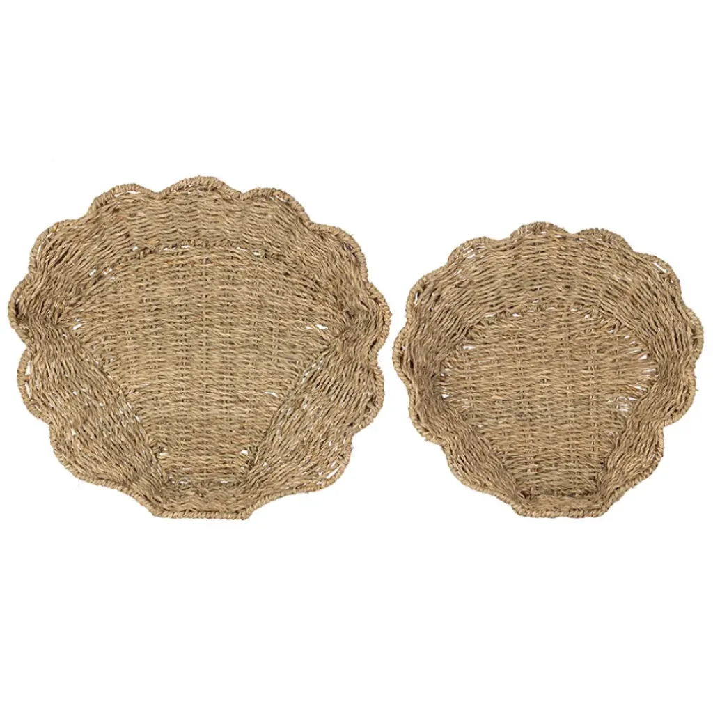 Fabrique de Styles Lot de 2 corbeilles en jonc de mer - Les fruits* Paniers Et Corbeilles