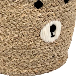 Fabrique de Styles Lot de 2 corbeilles en jonc de mer d31.5xh45cm - Famille* Paniers Et Corbeilles