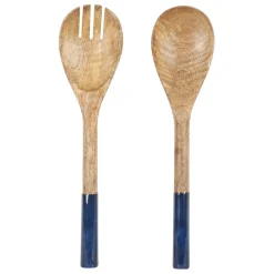 Fabrique de Styles Lot de 2 couverts de salade en manguier - Greeka* Ustensibles De Cuisine