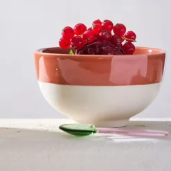 Fabrique de Styles Lot de 6 cuillères à glace en verre borosilicate - Colorea* Couverts