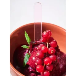 Fabrique de Styles Lot de 6 cuillères à glace en verre borosilicate - Colorea* Couverts