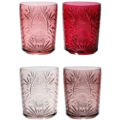Fabrique de Styles Lot de 4 gobelets en verre 35cl - Starla* Verres À Eau Et Gobelets