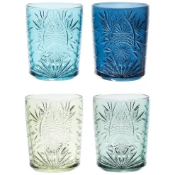 Fabrique de Styles Lot de 4 gobelets en verre 35cl - Starla* Verres À Eau Et Gobelets