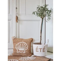 Fabrique de Styles Lot de 2 paniers en coton et jute écru - Eté A La Mer* Paniers Et Corbeilles