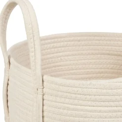 Fabrique de Styles Lot de 2 paniers en coton et jute écru - Eté A La Mer* Paniers Et Corbeilles