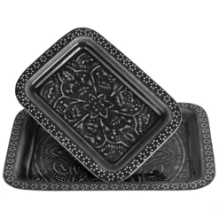 Fabrique de Styles Lot de 2 plateaux en fer - Arabise* Plateaux