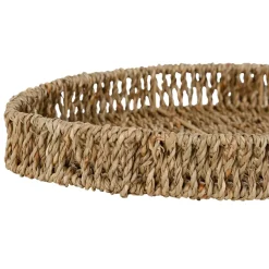 Fabrique de Styles Lot de 2 plateaux poisson en jonc de mer et fer - borneo* Plateaux