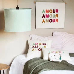 Fabrique de Styles Lot de 2 suspensions en lin non électrifiée - Noho* Suspensions