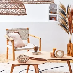 Fabrique de Styles Lot de 2 table basse en chêne - Becka* Table Basses