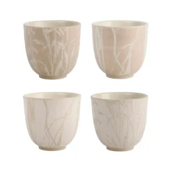 Fabrique de Styles Lot de 4 tasses en grès mat - terre boheme* Tasses Et Mugs