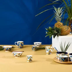 Fabrique de Styles Lot de 4 tasses en porcelaine 35cl - Mocoa* Tasses Et Mugs