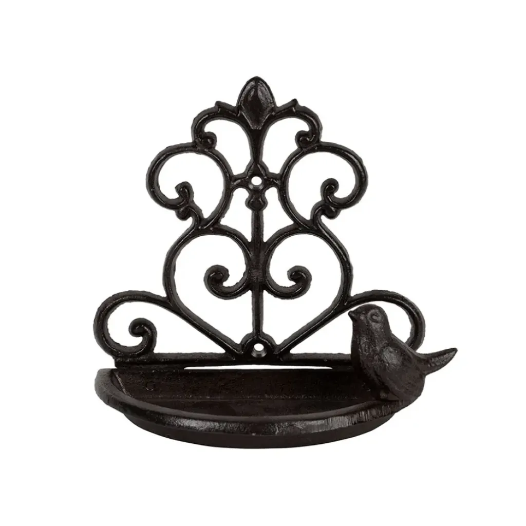 Fabrique de Styles Mangeoire murale en fonte - Fauvette*Enfant Déco, Accessoires Et Rangements|Jardin