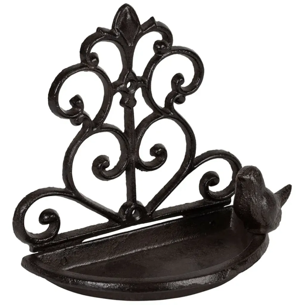 Fabrique de Styles Mangeoire murale en fonte - Fauvette*Enfant Déco, Accessoires Et Rangements|Jardin