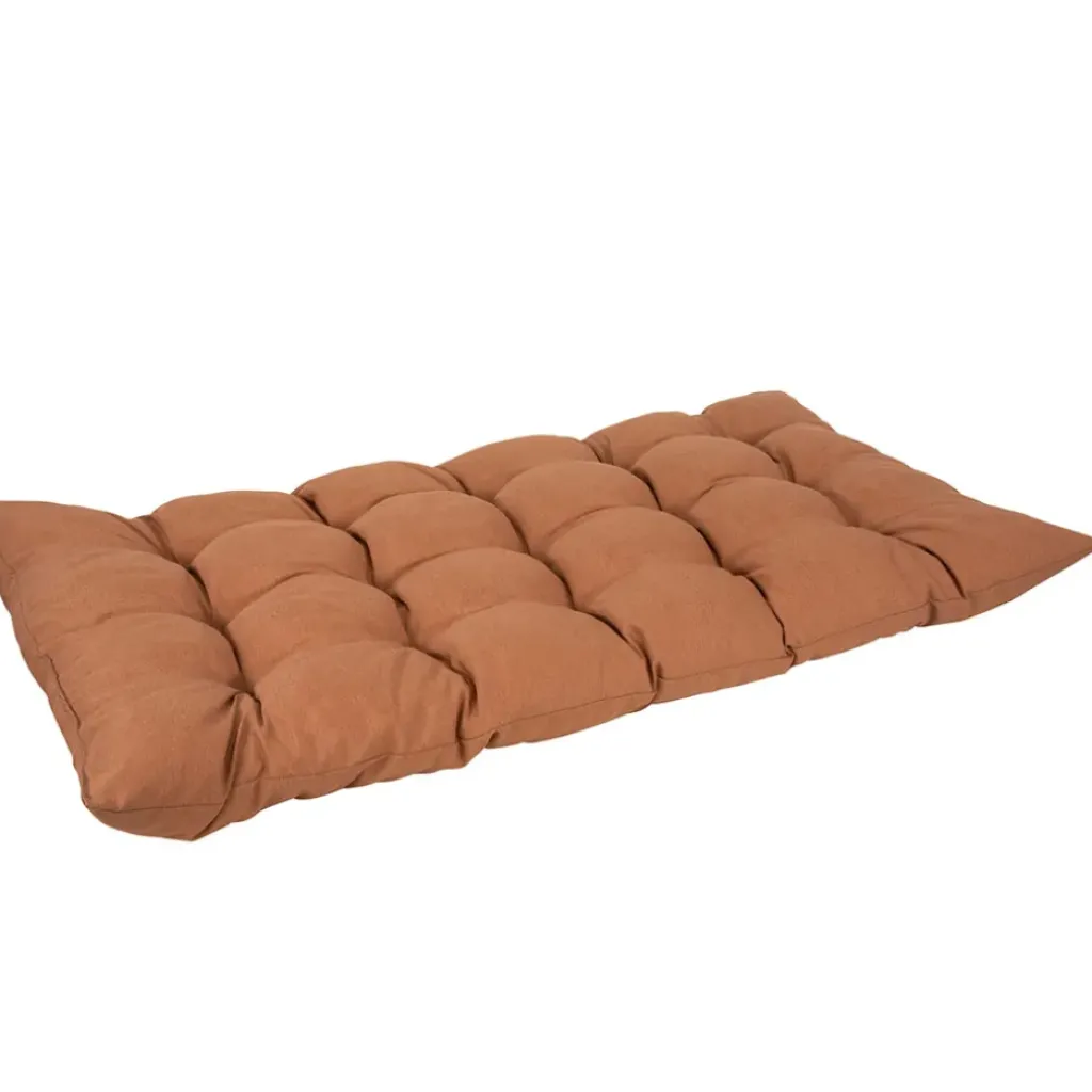 Fabrique de Styles Matelas banco 15 capitons en coton terracotta 120x60cm - Colors*Enfant Bains De Soleil, Chiliennes|Jardin