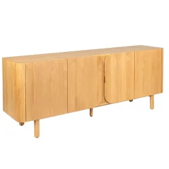 Fabrique de Styles Meuble bas 4 portes en chêne 200xh80cm - Sirocco* Buffets Et Vitrines