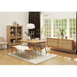 Fabrique de Styles Meuble haut en placage chêne h160cm - barrali* Buffets Et Vitrines