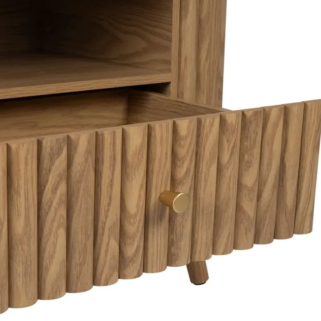 Fabrique de Styles Meuble TV en bois L130cm - Saori* Meubles Tv