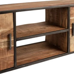 Fabrique de Styles Meuble TV industriel en acacia et fer L175cm - Factory* Meubles Tv