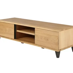 Fabrique de Styles Meuble TV en chêne 2 portes L150cm - Manny* Meubles Tv