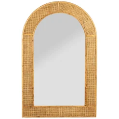 Fabrique de Styles Miroir arrondie en rotin - Tamba* Miroirs