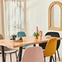 Fabrique de Styles Miroir arrondie en rotin - Tamba* Miroirs