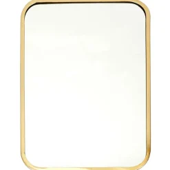 Fabrique de Styles Miroir carre contour dore 34x25cm* Miroirs