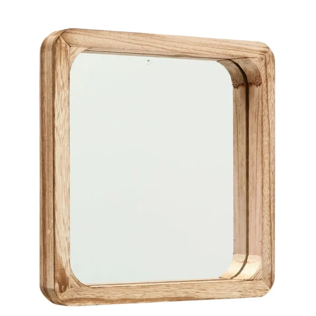 Fabrique de Styles Miroir carre en paulownia 30x30cm - Mambo* Miroirs