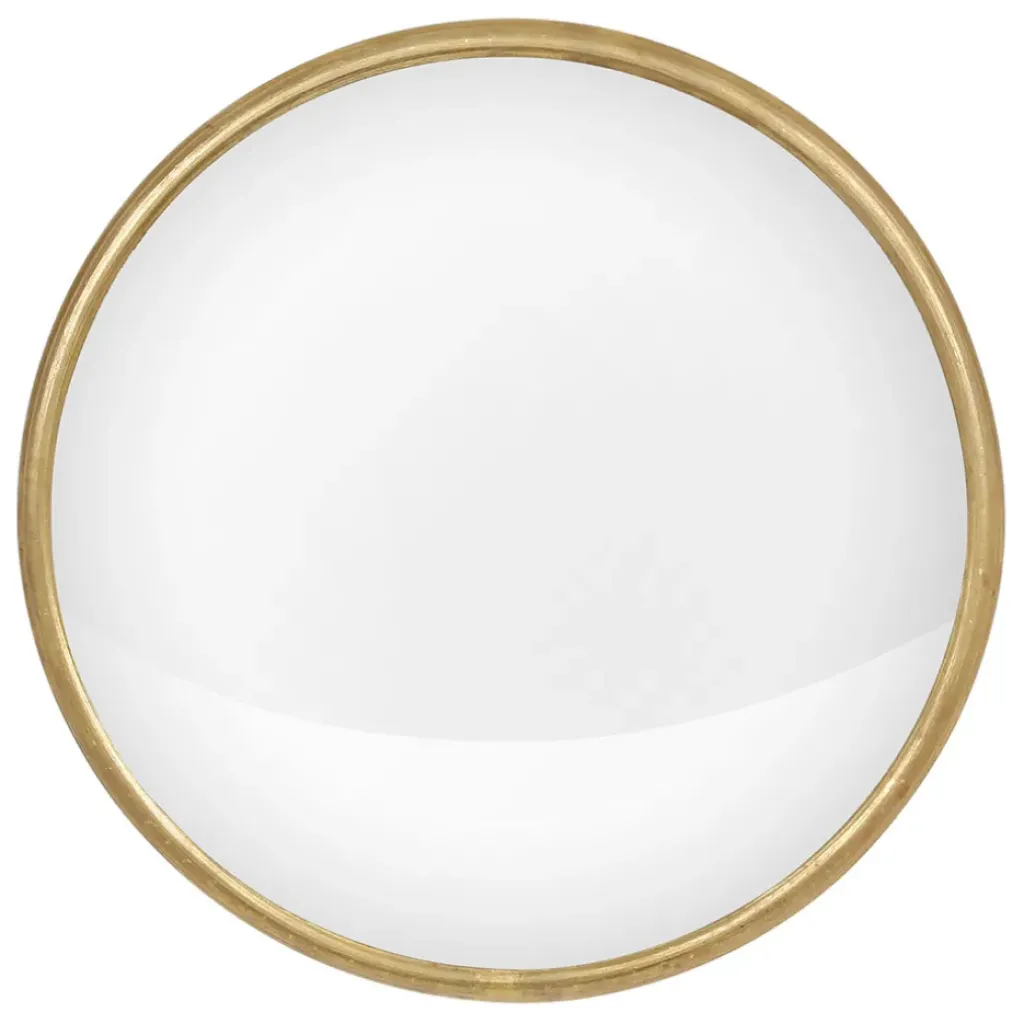Fabrique de Styles Miroir convex en laiton d21.5cm - edman* Miroirs