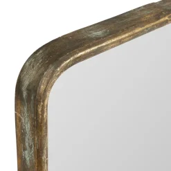 Fabrique de Styles Miroir doré patiné en fer - Aziru* Miroirs