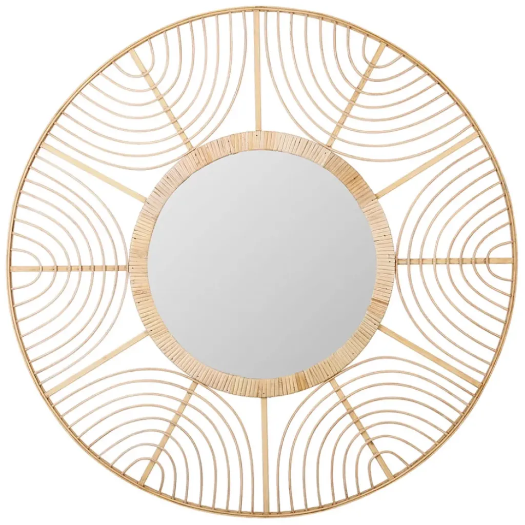 Fabrique de Styles Miroir element en bambou d80cm* Miroirs