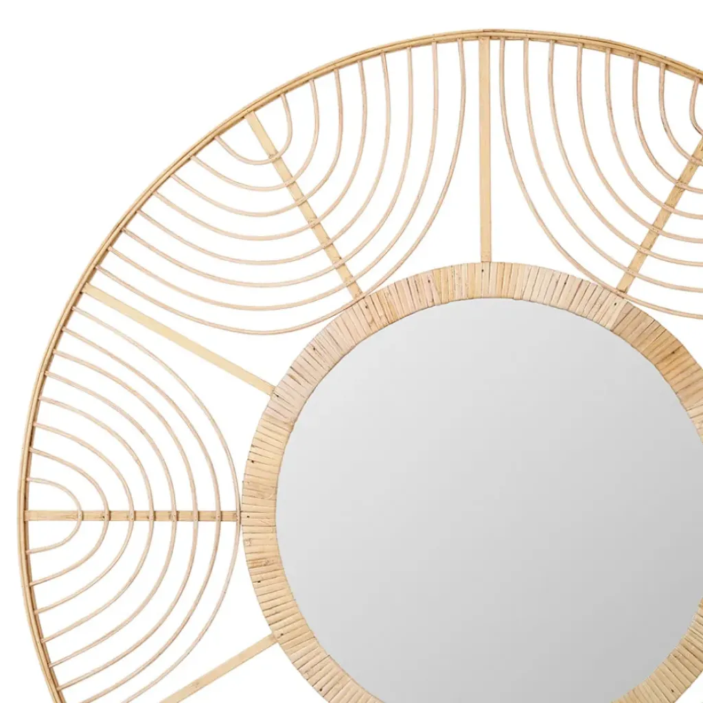 Fabrique de Styles Miroir element en bambou d80cm* Miroirs