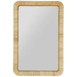 Fabrique de Styles Miroir en rotin et mdf 60x90cm - Tulum* Miroirs