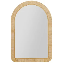 Fabrique de Styles Miroir en rotin 60.5x90.5cm - Rotin* Miroirs