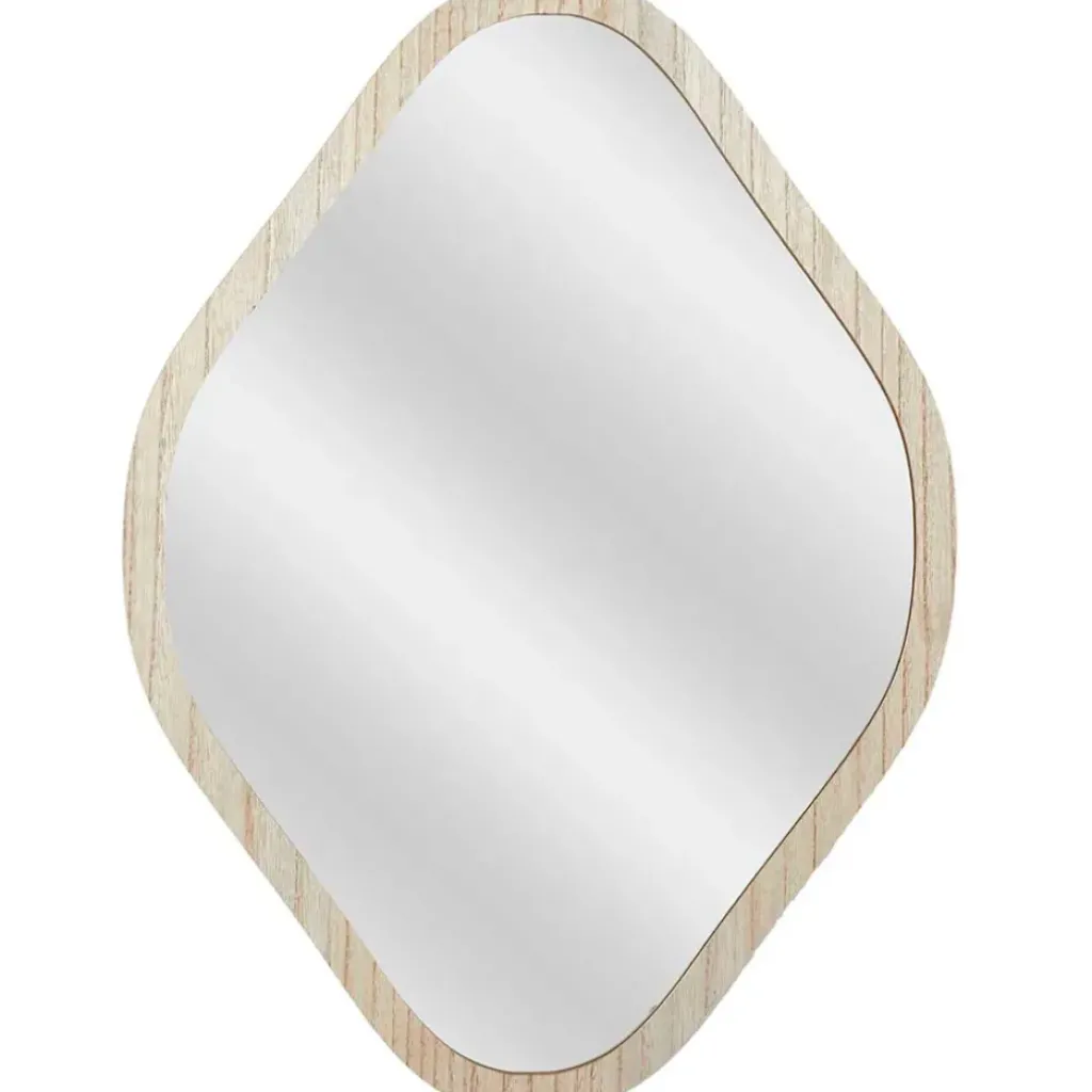 Fabrique de Styles Miroir losange en bois clair 44x60cm - Elio* Miroirs