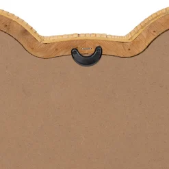 Fabrique de Styles Miroir ourson en rotin et contreplaqué 40x42cm - Songes*Enfant Déco