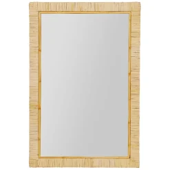Fabrique de Styles Miroir rectangle en rotin 50.5x75.3cm* Miroirs