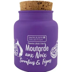 Fabrique de Styles Moutarde aux noix torréfiées et figues 130ml* Condiments Et Épices