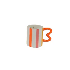 Fabrique de Styles Mug en dolomite rayé avec anse* Tasses Et Mugs
